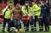 Medics carry Ireland's Sammie Szmodics during a World Cup playoff semifinal soccer match between the Czech Republic and Ireland in Prague, Czech Republic, Thursday, March 26, 2026. (AP Photo/Vit Tcherny)