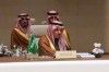 Saudi Arabia's Foreign Minister Prince Faisal bin Farhan Al-Saud chairs a consultative meeting of foreign ministers from a group of Arab and Islamic countries in the Saudi capital, Riyadh, Thursday, March 19, 2026. (AP Photo/Baraa Anwer)
