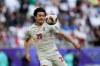 FILE - Iran's Sardar Azmoun controls the ball during the Asian Cup quarterfinal soccer match between Japan and Iran at Education City Stadium in Al Rayyan, Qatar, Saturday, Feb. 3, 2024. (AP Photo/Aijaz Rahi, File)