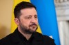 Ukrainian President Volodymyr Zelenskyy reacts during a meeting with British Prime Minister Keir Starmer at 10 Downing Street in London, Tuesday, March 17, 2026.(Suzanne Plunkett, Pool Photo via AP)