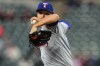 Texas Rangers starting pitcher Jack Leiter delivers during the first inning of a baseball game against the Baltimore Orioles, Monday, March 30, 2026, in Baltimore. (AP Photo/Stephanie Scarbrough)