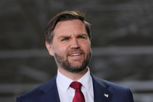 FILE _ Vice President JD Vance speaks, March 18, 2026, in Auburn Hills, Mich. (AP Photo/Paul Sancya, File)