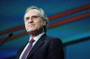 Former Ontario NDP leader Stephen Lewis speaks during the 2016 NDP federal convention in Edmonton, Alta., on Saturday, April 9, 2016. THE CANADIAN PRESS/Codie McLachlan
