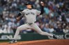 New York Yankees starting pitcher Max Fried throws against the Seattle Mariners during the first inning of a baseball game, Tuesday, March 31, 2026, in Seattle. (AP Photo/Lindsey Wasson)
