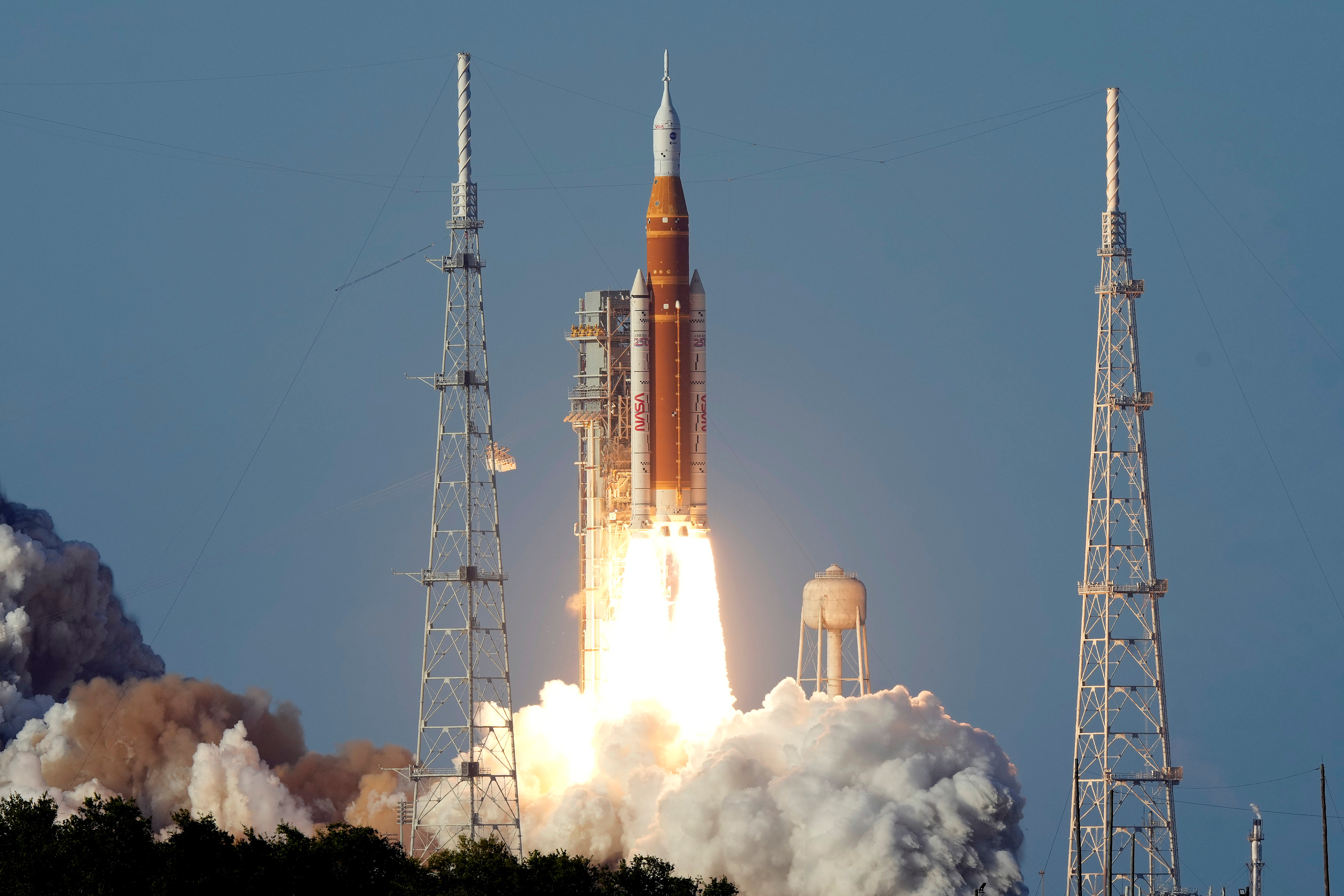Artemis II astronauts bound for moon after rocketing away on