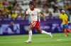 Canada's Kadeisha Buchanan participates during a women's Group A soccer match between Colombia and Canada at the 2024 Summer Olympics, Wednesday, July 31, 2024, at Nice Stadium in Nice, France. Canada won 1-0. (AP Photo/Julio Cortez)