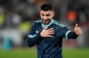 Scorer Deniz Undav of Germany celebrates after winning an international friendly soccer match between Germany and Ghana in Stuttgart, Germany, Monday, March 30, 2026. (AP Photo/Matthias Schrader)