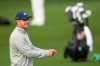 Bryson DeChambeau warms up on the driving range before a practice round ahead of the Masters golf tournament at the Augusta National Golf Club, Tuesday, April 7, 2026, in Augusta, Ga. (AP Photo/Ashley Landis)