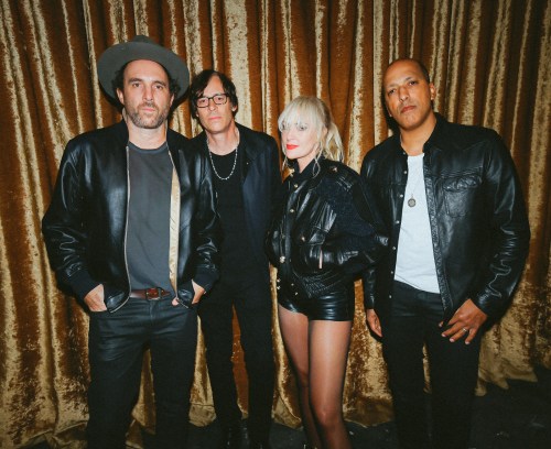 Canadian indie rock band Metric members, James Shaw, left to right, Joules Scott-Key, Emily Haines and Josh Winstead are shown in this undated handout photo. THE CANADIAN PRESS/Handout - Live Nation Entertainment (Mandatory Credit)