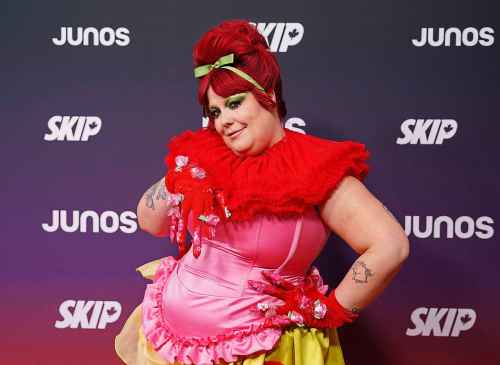 Begonia arrives at the 2026 Juno Awards in Hamilton, on Sunday March 29, 2026. THE CANADIAN PRESS/Peter Power