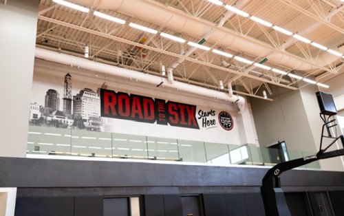 The new Raptors 905 practice facility at Paramount Fine Foods Centre in Mississauga, Ont., is shown in this undated handout photo. THE CANADIAN PRESS/Handout - Raptors 905 (Mandatory Credit)