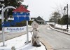 A sign for city hall is shown in the town of Coteau-du-Lac, Que., on Tuesday, March 24, 2026. Air Canada pilot Antoine Forest, who was originally from the town, lost his life when his plane collided with an emergency vehicle at New York's LaGuardia Airport on Sunday night. THE CANADIAN PRESS/Graham Hughes