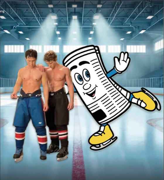 Hear me out: What if it's the same guys, but joined by a cartoon newspaper mascot?? (Free Press reporter JS Rutgers kindly combined my two passions in this image featuring our mascot Scoop.)