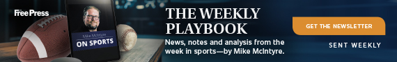 The weekly playbook. News, notes and analysis from the week in sports - by Mike McIntyre. Get the newsletter sent weekly.