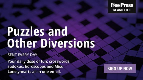 Puzzles and Other Diversions sent every day.