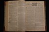 A bound volume of the Quebec Gazette (Gazette de Quebec), with issues from 1766 to 1767 is shown in an undated handout photo. This volume received new leather binding in the mid-20th century. THE CANADIAN PRESS/Handout - Library of Parliament (Mandatory Credit)