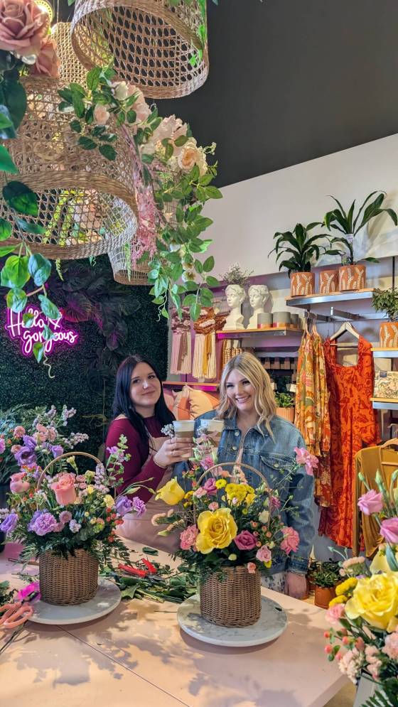 Learn to arrange flowers at the Floral Fixx workshop. (Supplied)