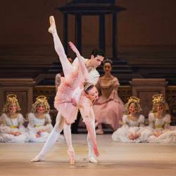 RWB photo
                                Amanda Solheim and Marco Lo Presti as Clara and the Prince in RWB&rsquo;s 2023 Nutcracker