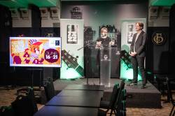 Matt Duboff
                                Jazz Winnipeg executive director Angela Heck (left) and artistic director Zachary Rushing reveal the festival lineup.