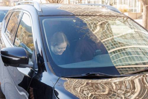 MIKE DEAL / FREE PRESS FILES
                                Madison Biluk leaves the law courts building in October 2024.