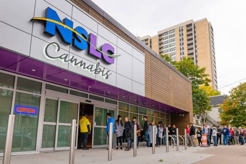 Dean Casavechia / Bloomberg photo
                                In Nova Scotia, cannabis sales are certified and sold exclusively in Nova Scotia Liquor Corporation stores, giving the Maritime province a monopoly on who can and does profit off the more than $125 million annual sales of cannabis there.