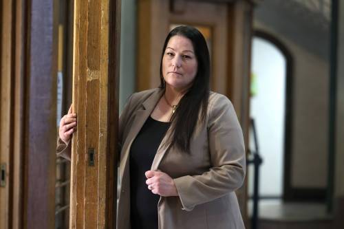 RUTH BONNEVILLE / FREE PRESS
                                Monica Cyr said the AHWC is committed to supporting the surrounding community, including a direct line and email for local businesses and residents to report concerns and lodge complaints