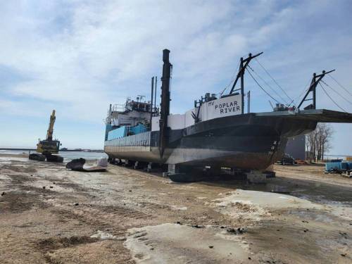 SUPPLIED
                                The MV Poplar River, operated by the Freshwater Fish Marketing Corporation.