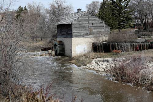 Grant&rsquo;s Old Mill is a historic site on Sturgeon Creek in St. James. (Ruth Bonneville / Free Press)