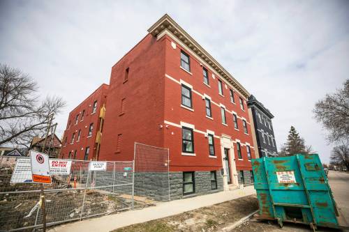 MIKAELA MACKENZIE / FREE PRESS
                                A new transitional housing complex at 480 Young St. has space for 40 residents.