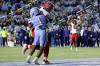 Chris Seward / The Associated Press files
                                North Carolina State tight end Dante Daniels hauls in a touchdown pass against North Carolina in 2024. The Bombers expect to use him as receiver who will help out their run game.