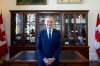 Prime Minister Mark Carney poses for a portrait in his office in Ottawa on Friday, May 1, 2026. THE CANADIAN PRESS/Spencer Colby