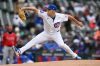 Chicago Cubs starter Matthew Boyd delivers a pitch during a baseball game against the Los Angeles Angels in Chicago, Wednesday, April 1, 2026. (AP Photo/Paul Beaty)