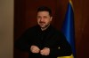 Ukraine's President Volodymyr Zelenskyy looks on after an interview with The Associated Press, in Istanbul, Turkey, Saturday, April 4, 2026. (AP Photo/Khalil Hamra)