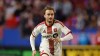 Toronto FC midfielder Djordje Mihailovic is seen during an MLS soccer match against FC Dallas, Saturday, Feb. 21, 2026, in Frisco, Texas. FC Dallas won 3-2. (AP Photo/Brandon Wade)