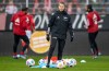 FILE - Union Berlin's assistant coach Marie-Louise Eta looks oon before the German Bundesliga soccer match between 1. FC Union Berlin and FC Augsburg in Berlin, Germany, Saturday, Nov. 25, 2023. (Andreas Gora/dpa via AP, File)