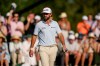 Cameron Young walks off the green after his third round at the Masters golf tournament at the Augusta National Golf Club, Saturday, April 11, 2026, in Augusta, Ga. (AP Photo/Matt Slocum)