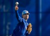 Toronto Blue Jays pitcher Shane Bieber throws at Spring Training in Dunedin, Fla. on Friday Feb. 20, 2026. THE CANADIAN PRESS/Frank Gunn