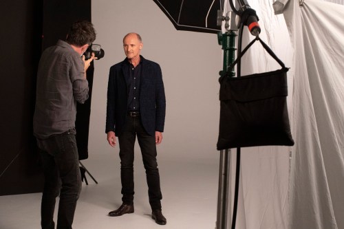 Actor Colm Feore poses for a photographer during promotional day for Audible Podcasts in Toronto, Friday, Sept. 4, 2020. THE CANADIAN PRESS/Chris Young