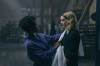 This image released by A24 shows Michaela Coel, left, and Anne Hathaway in a scene from 