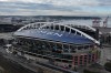 FILE - Lumen Field and Elliott Bay is seen, Jan. 26, 2026, in Seattle. (AP Photo/Lindsey Wasson, File)
