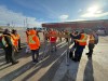 Volunteers from national humanitarian aid organization Team Rubicon, who are helping with flood prevention in Manitoba's Peguis First Nation, are shown in this undated handout photo. The veterans and first responders are helping with sandbagging in the flood-prone community. THE CANADIAN PRESS/Handout - Team Rubicon (Mandatory Credit)