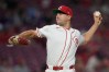 Cincinnati Reds pitcher Borck Burke throws during the seventh inning of a baseball game against the San Francisco Giants in Cincinnati, Wednesday, April 15, 2026. (AP Photo/Carolyn Kaster)