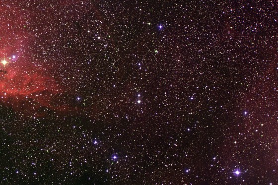 The visible light component of Cygnus X-1, centre, a rich source of X-rays in the constellation of Cygnus. (NASA / ESA / Digitized Sky Survey 2 / Davide De Martin (ESA/Hubble) / The Associated Press)