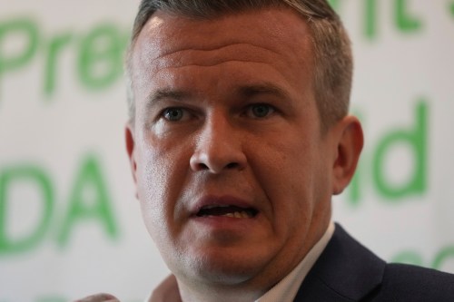 FILE - President of the World Anti-Doping Agency (WADA) Witold Banka speaks during a press briefing for the upcoming 2025 WADA World Conference on Doping in Sports, in Seoul, South Korea, Tuesday, Aug. 26, 2025. (AP Photo/Lee Jin-man, File)