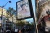 A poster of Céline Dion promoting her autumn concerts is pictured in Paris, France, Tuesday, April 7, 2026. (AP Photo/Christophe Ena)