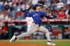 Toronto Blue Jays starting pitcher Dylan Cease delivers during the second inning of a baseball game against the Los Angeles Angels, Monday, April 20, 2026, in Anaheim, Calif. (AP Photo/Caroline Brehman)