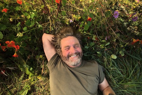 This image released by Netflix shows Zach Galifianakis from his gardening series 