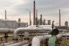 FILE - A general view of a pumping station at the end of the Druzhba oil pipeline in the east German refinery PCK in Schwedt, Jan. 10, 2007. (AP Photo/Sven Kaestner, File)