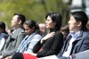 People attend a naturalization ceremony in Lexington, Mass., Tuesday, April 21, 2026. (Lauren Feeney/The Lexington Observer via AP)