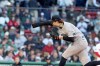New York Yankees pitcher Cam Schlittler throws during the third inning of a baseball game against the Boston Red Sox, Thursday, April 23, 2026, in Boston. (AP Photo/Mark Stockwell)